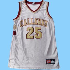 Vintage 1990s Womens Basketball Jersey Nike Medium Callaway Nebraska High School